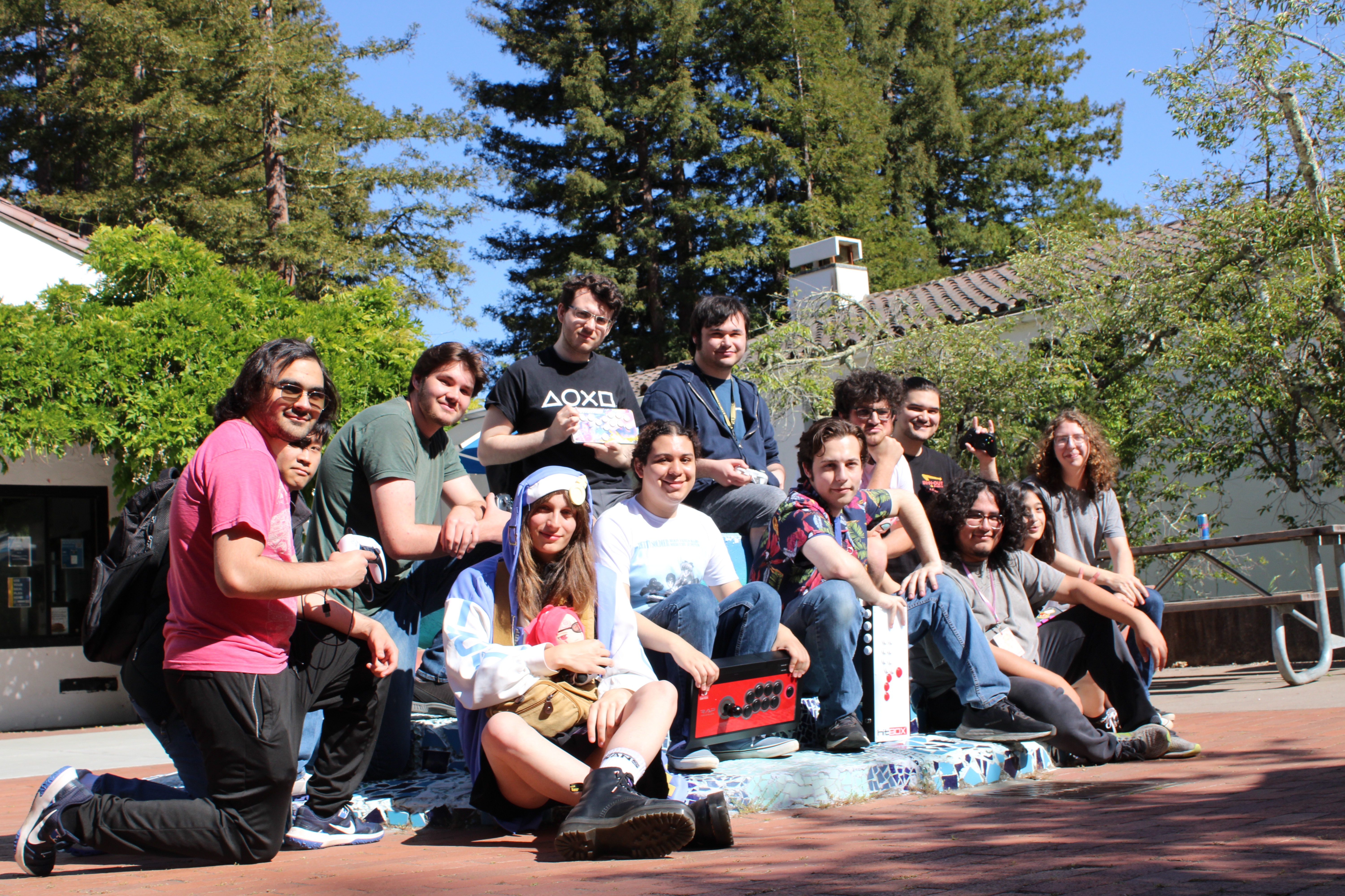 group of strive tournament entrants posing