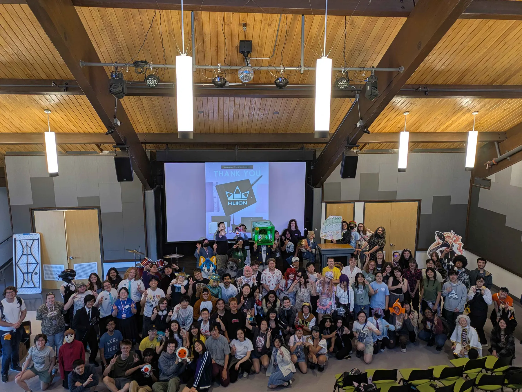 large group photo from SlugCon 2026 in the Merrill Cultural Center